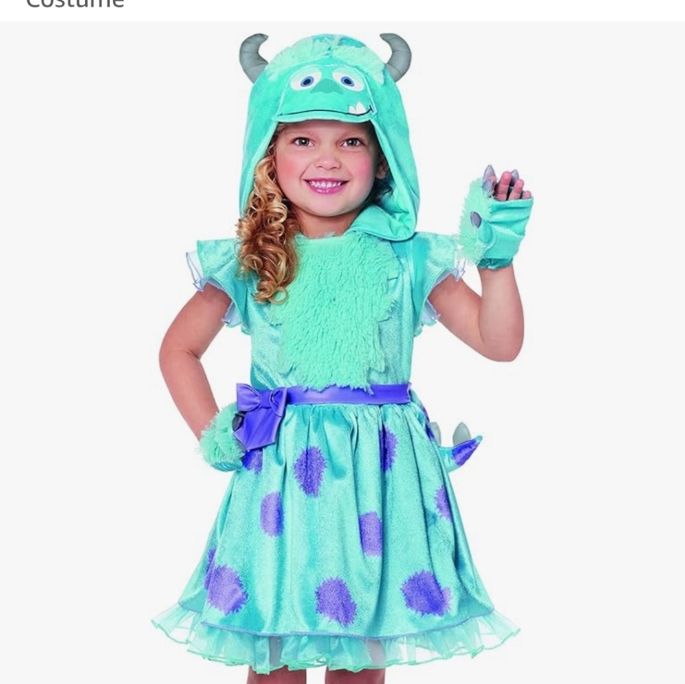 Spirit Kids Monster Costume - Teal and Purple
